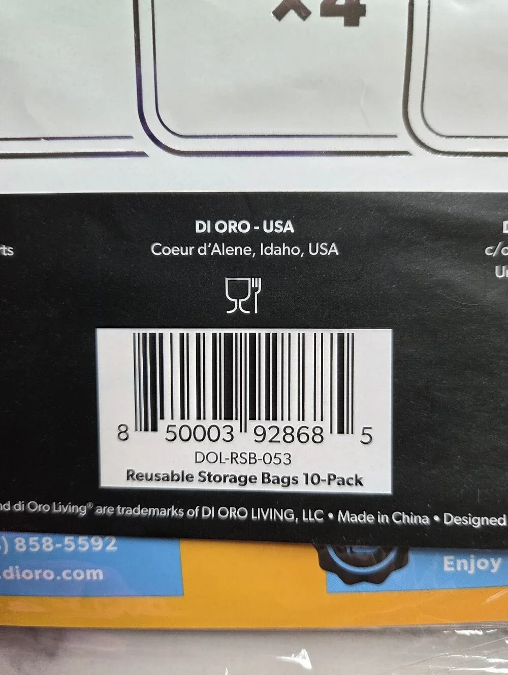 Reusable Storage Food Bags